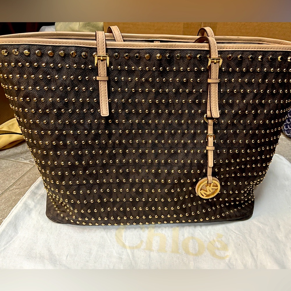 Michael Kors large Jet Set tote